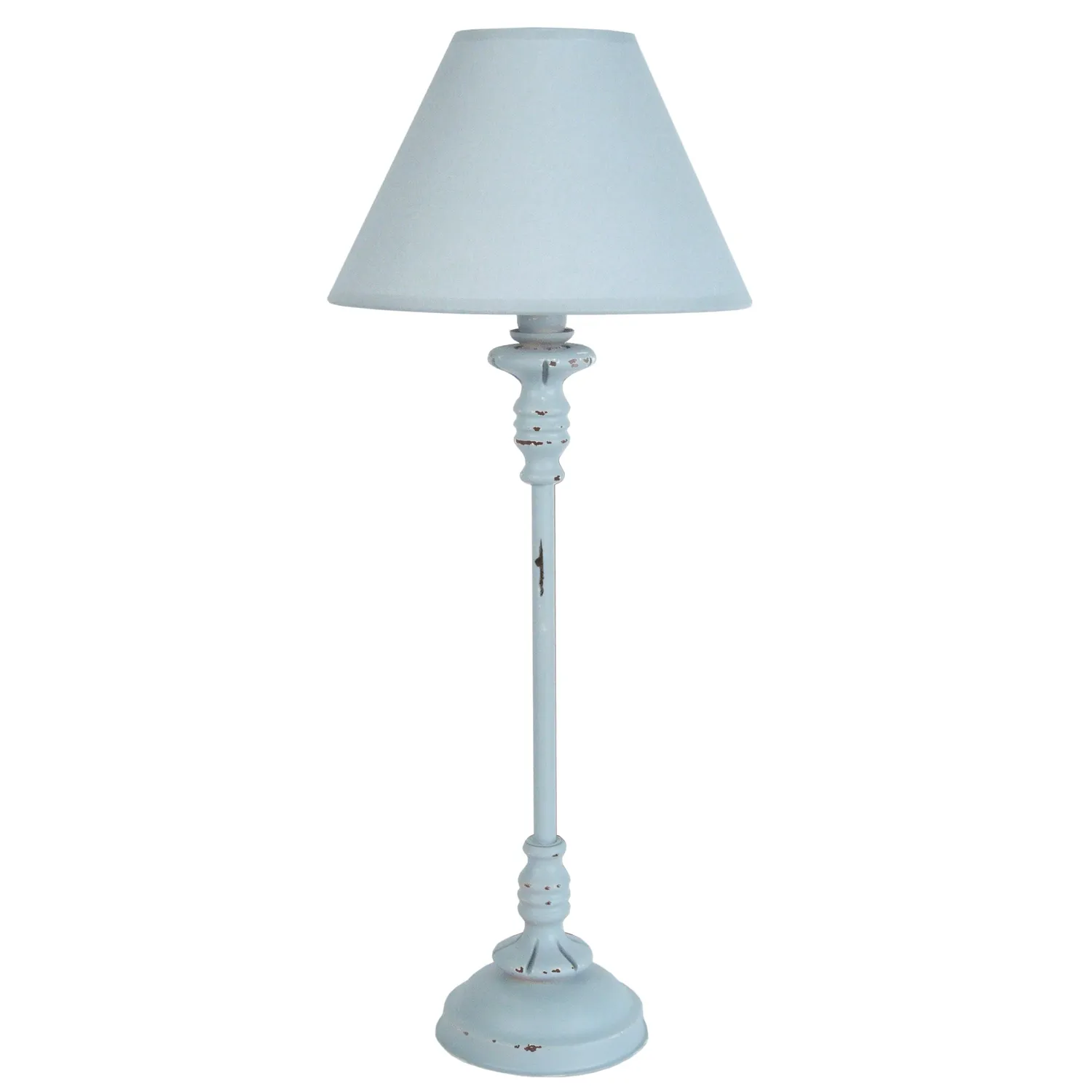 Tosel EVRY lampada tavolo bianca ecru 22x62 cm tessuto