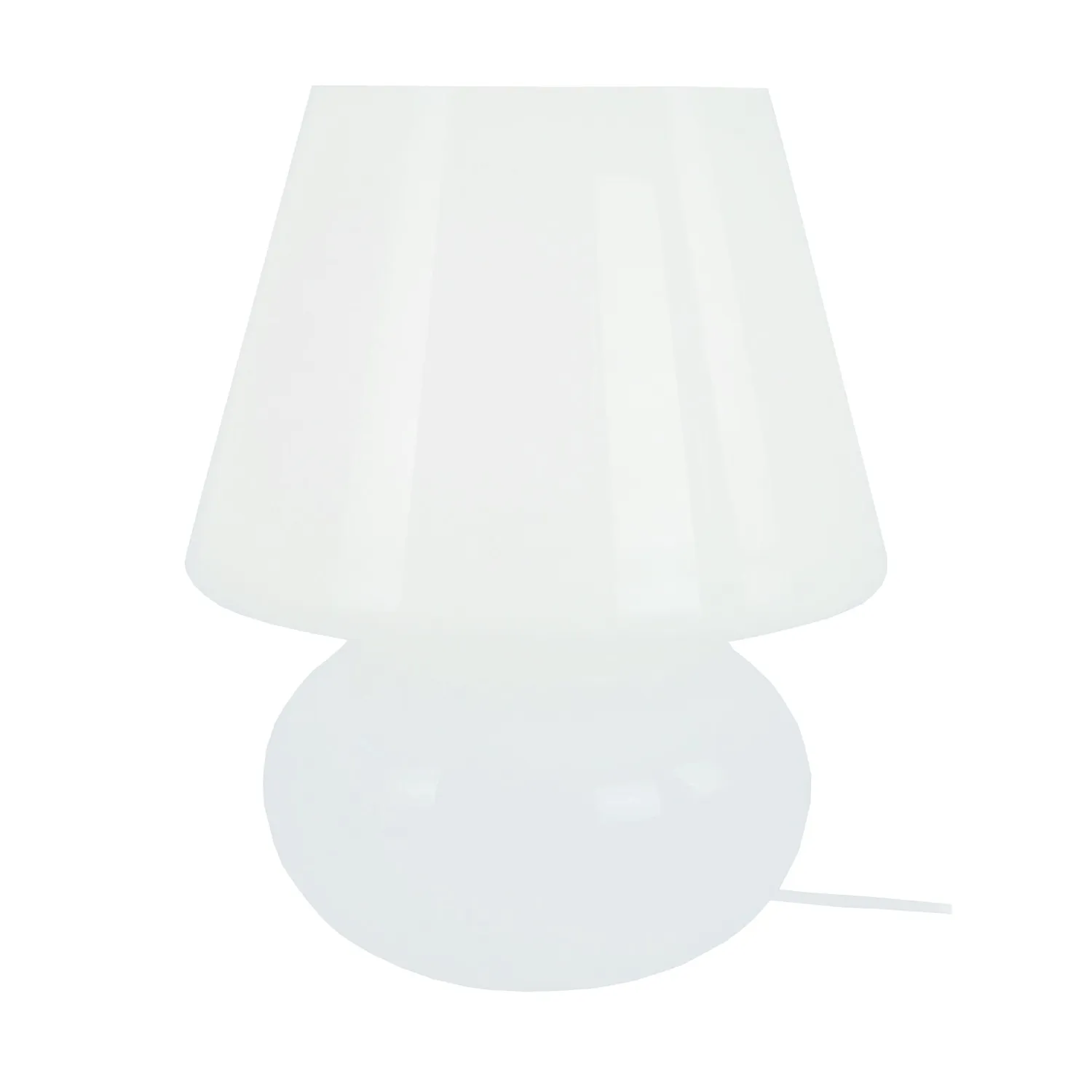 Tosel Grand Champignon lampada tavolo bianco 30x37 cm