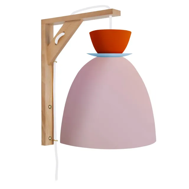 Tosel Juvel Janina applique legno beige 28x30 cm