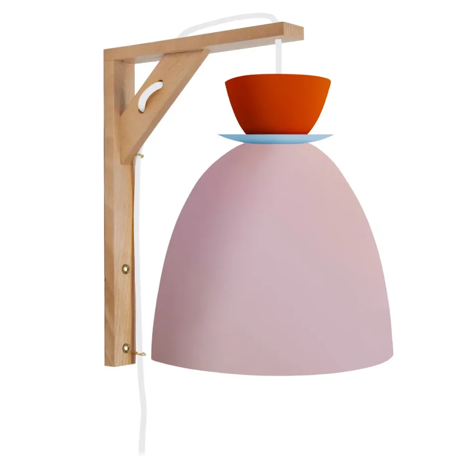 Tosel Juvel Janina applique legno beige 28x30 cm