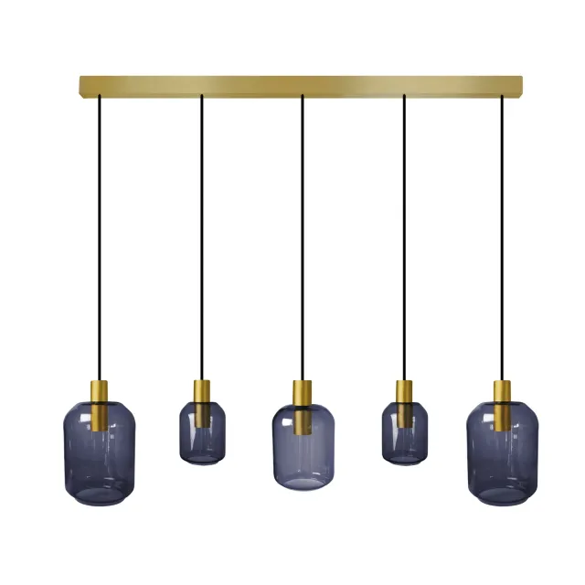 Tosel Svalbard Small Lampadario Barra Oro 100x60 cm