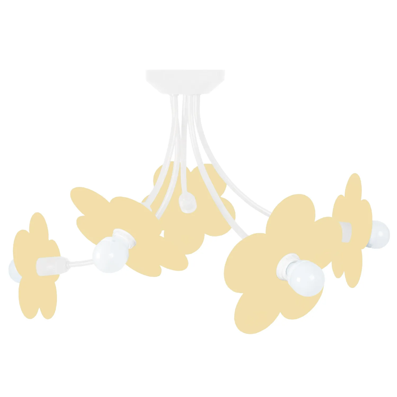 Tosel Pivoine lampadario pastello blu pastello 60 cm