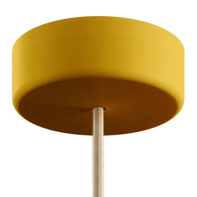 Creative Cables Eiva rosone soffitto esterno IP65 senape