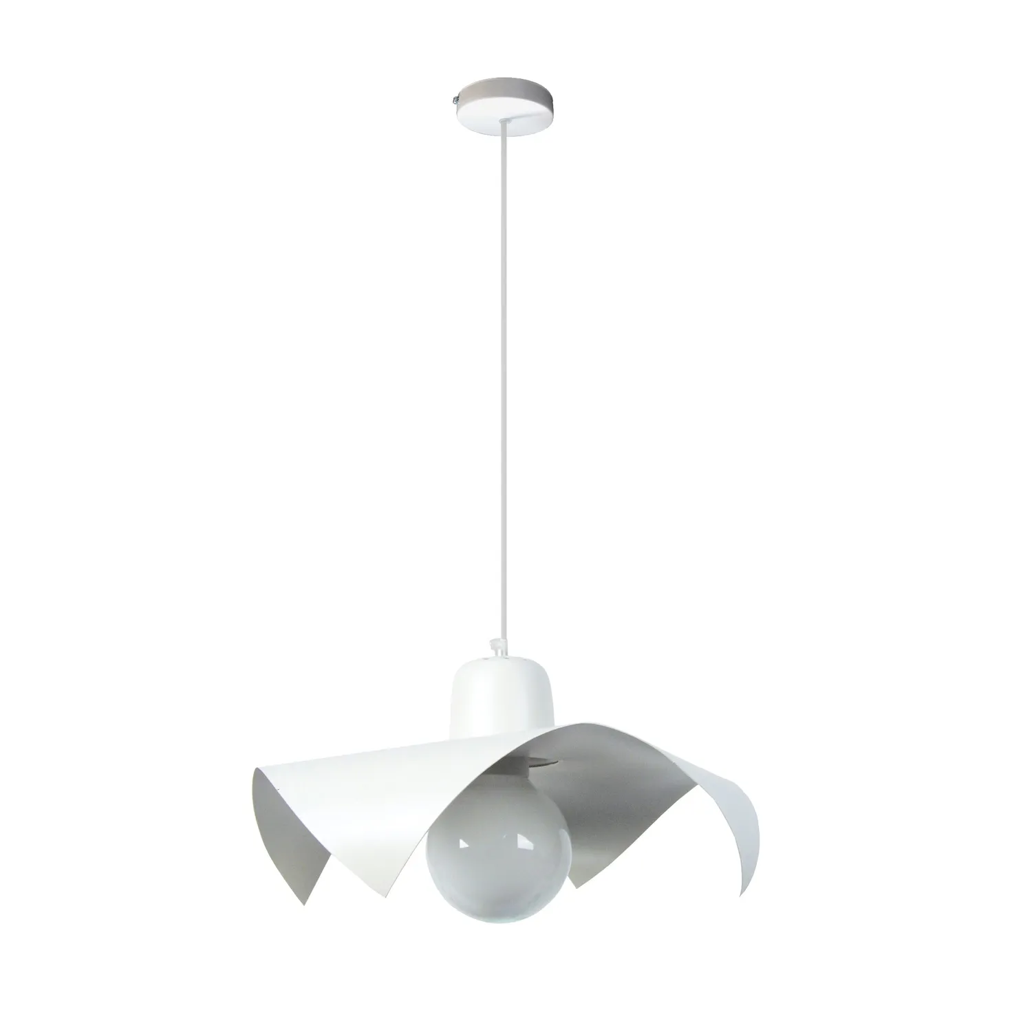 Tosel Serviette lampadario a sospensione nero 40x100cm metallo