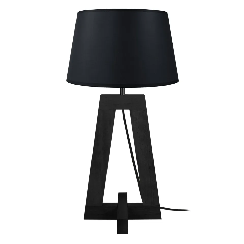Tosel Vili A lampada tavolo colonna 30x54cm naturale ecru