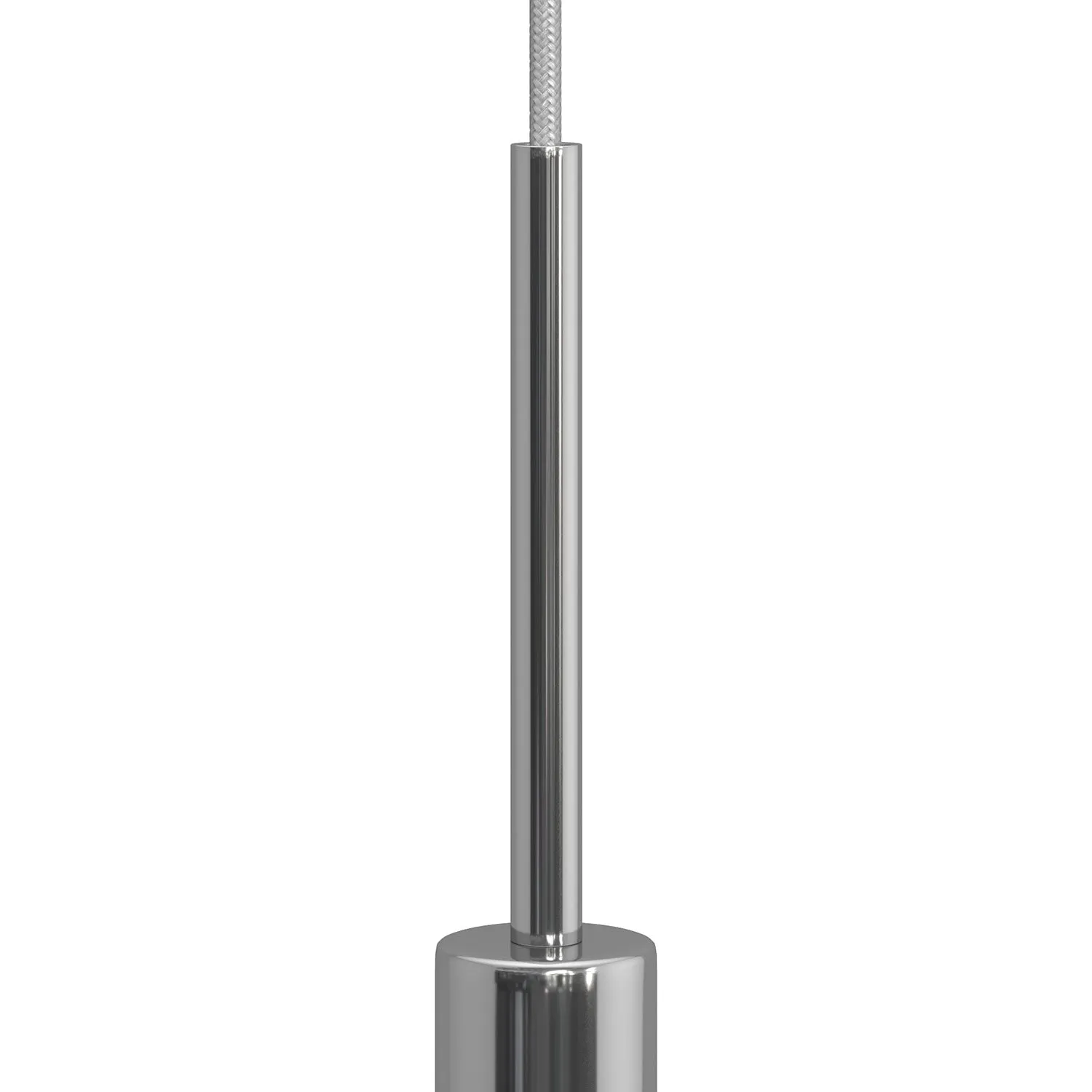 Creative Cables reggicavo cilindrico lampadario cromo 15 cm metallo