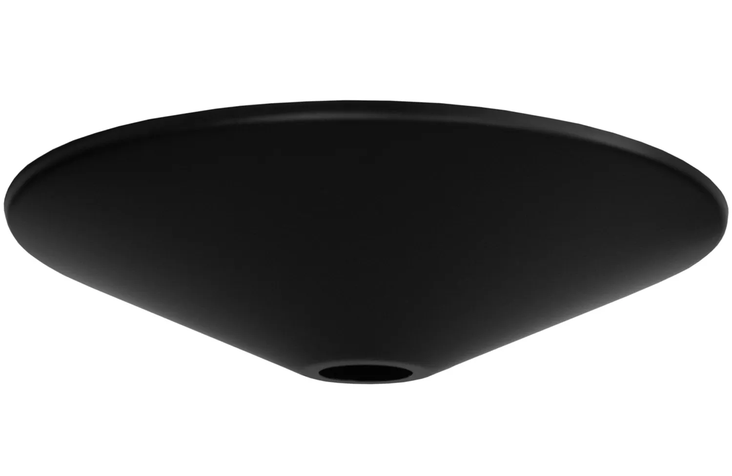 Tosel Mingo paralume cono metallo nero 33cm
