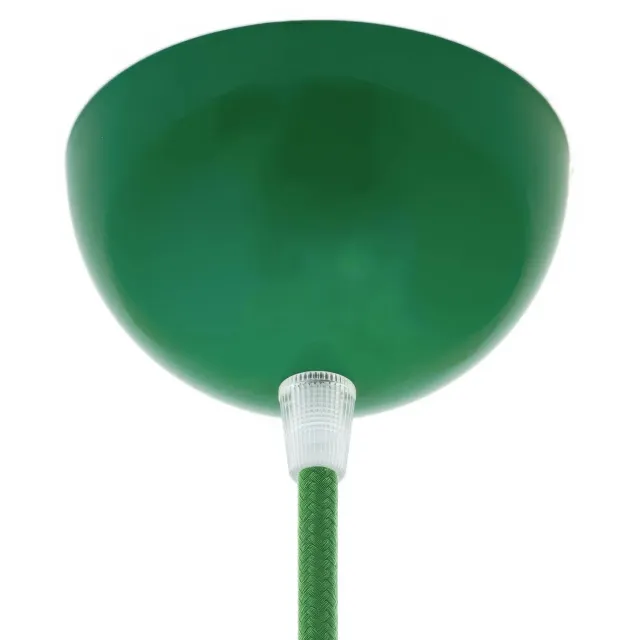 Creative Cables rosone metallo verde semisferico 1 foro 100 mm