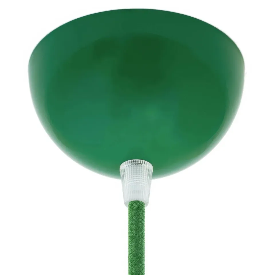 Creative Cables rosone metallo verde semisferico 1 foro 100 mm